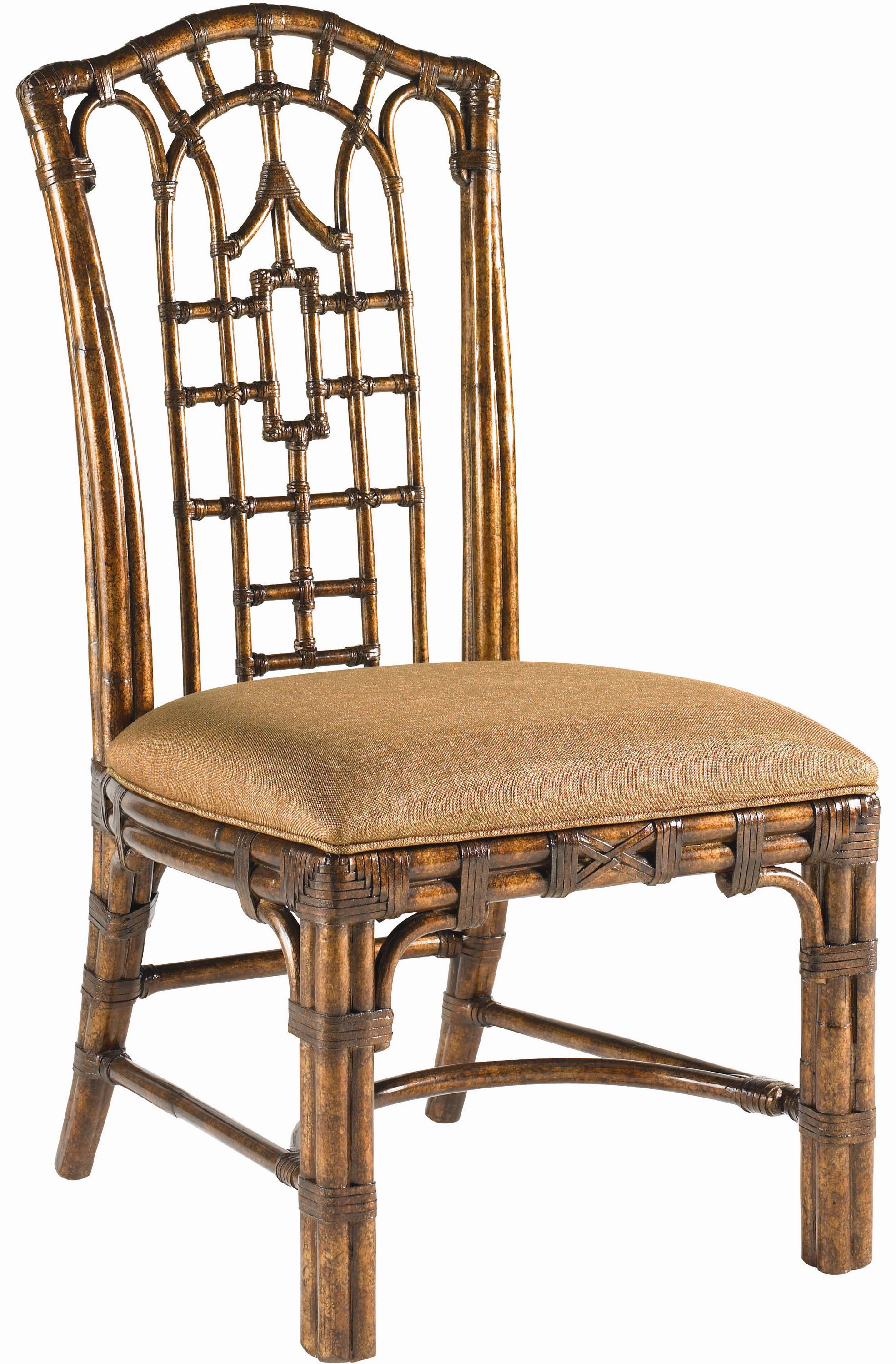 Tommy Bahama Home Royal Kahala 53888001 Quick Ship Rattan & Leather